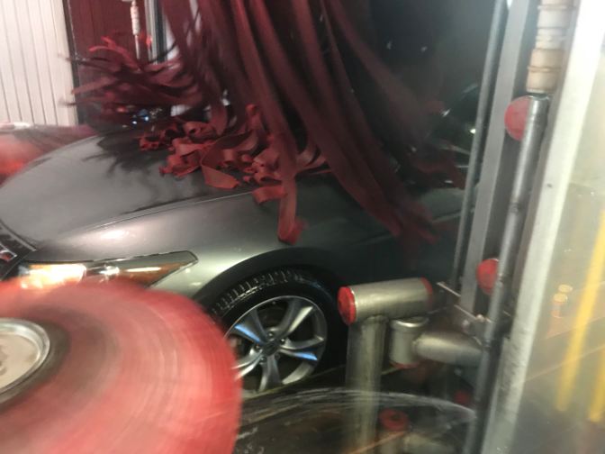 2012 Honda Accord in car wash.