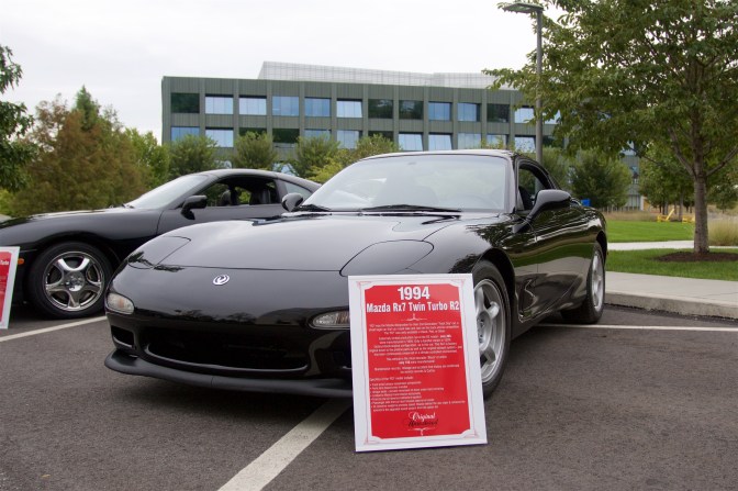 1994 Mazda RX7 Twin Turbo in black.