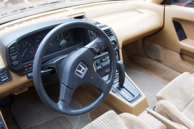 Interior of 1989 Honda Prelude.