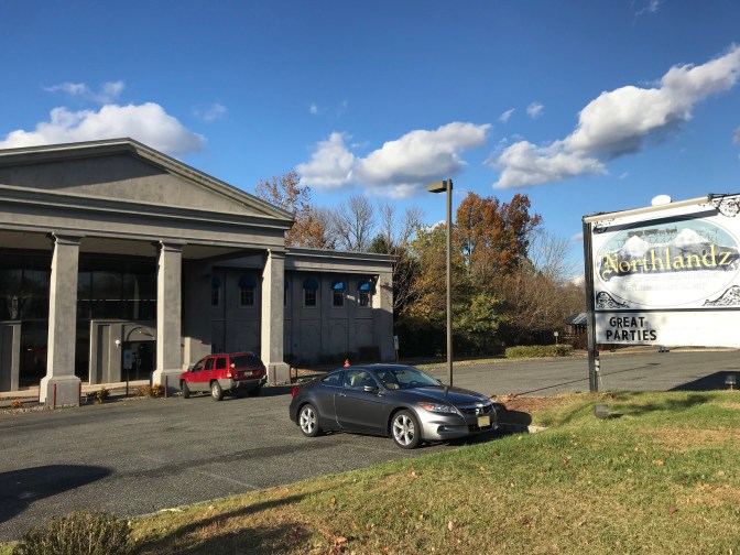2012 Honda Accord, parked in front of Northlandz building.