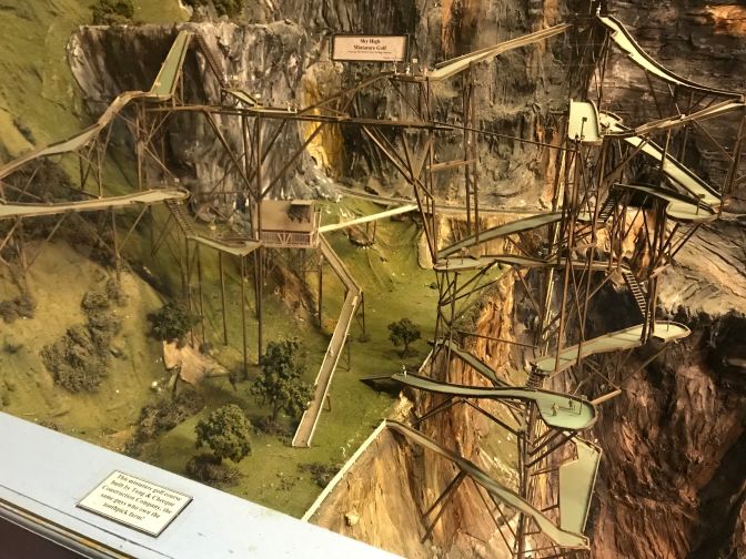 Sky High Miniature Gold Course, set on scaffolding.