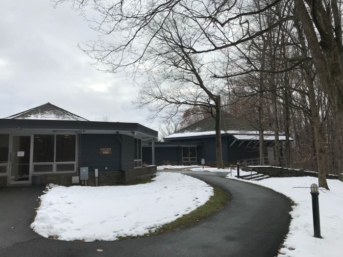 Saratoga Battlefield Historical Park visitors center.