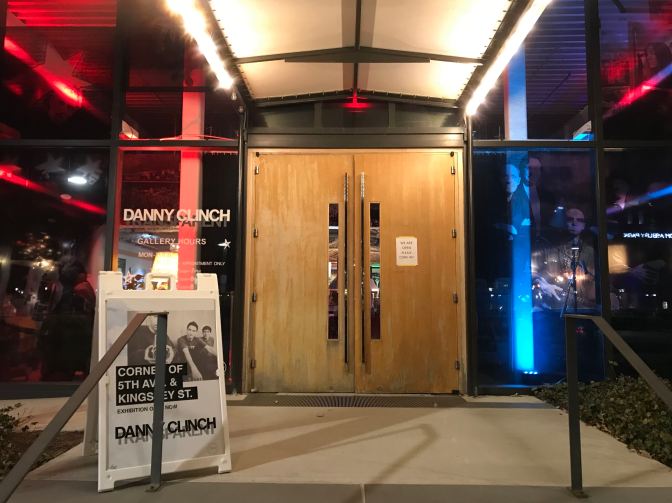 Exterior of Danny Clinch gallery.