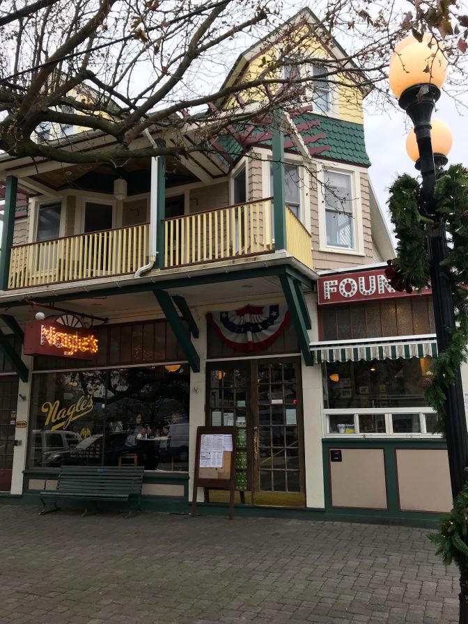 Exterior of Nagle's restaurant.