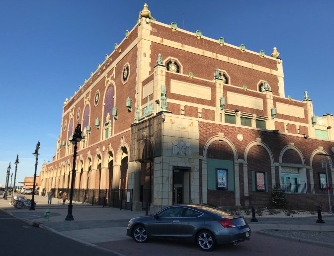 2012 Honda Accord coupe parked in front of Asbury Park Convention Hall.