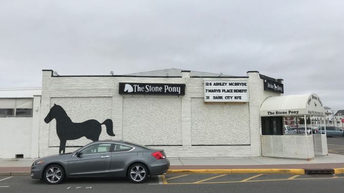 2012 Honda Accord coupe in front of the Stone Pony.