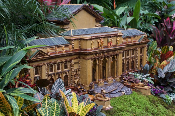 Model of New York Public Library.