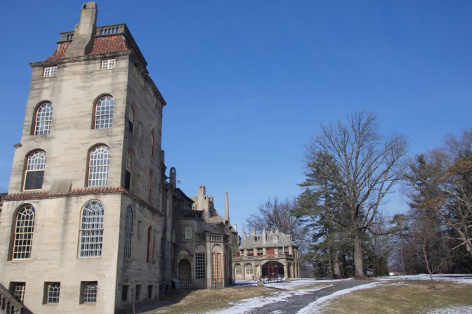 Exterior of Fonthill Castle.