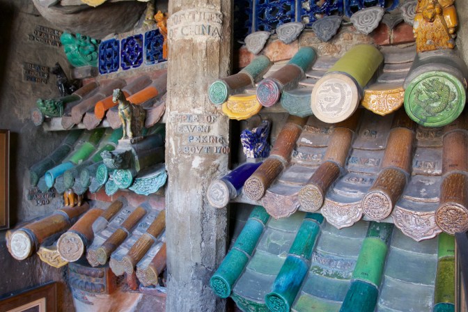 Roof tiles from China.