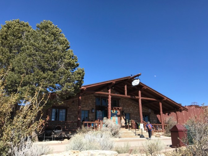 Exterior of Bright Angel Lodge.