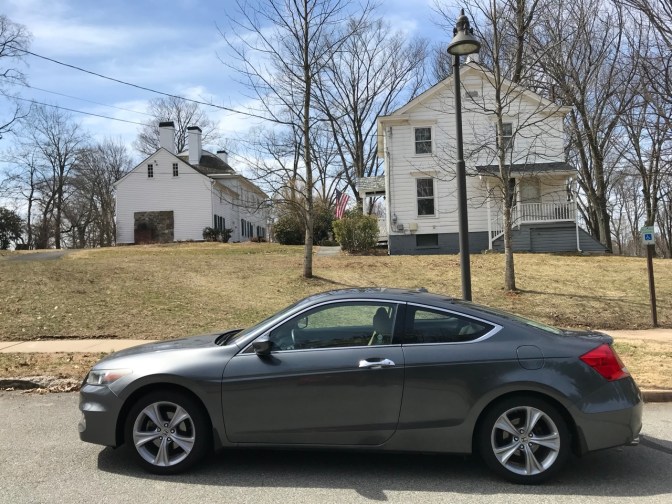2012 Honda Accord in front of Ford Mansion.