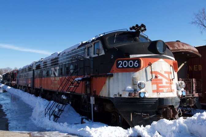 Exterior of New Hampshire 2006, a diesel engine.
