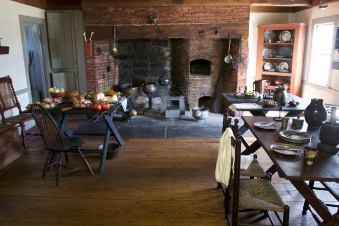 Kitchen and dining area of Ford mansion.