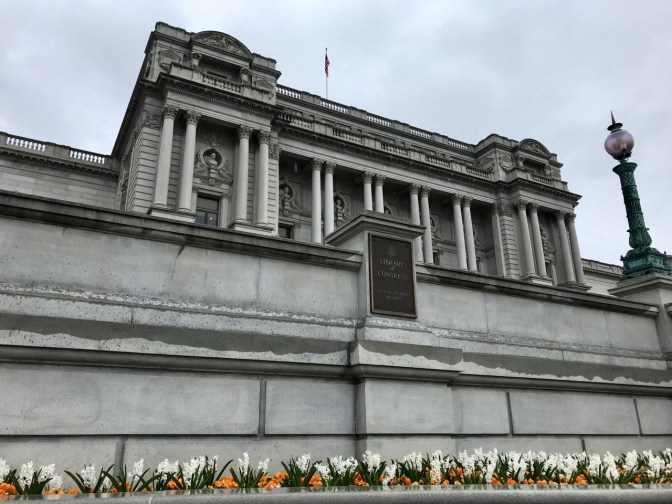 Exterior of the Jefferson Building for the Library of Congress.