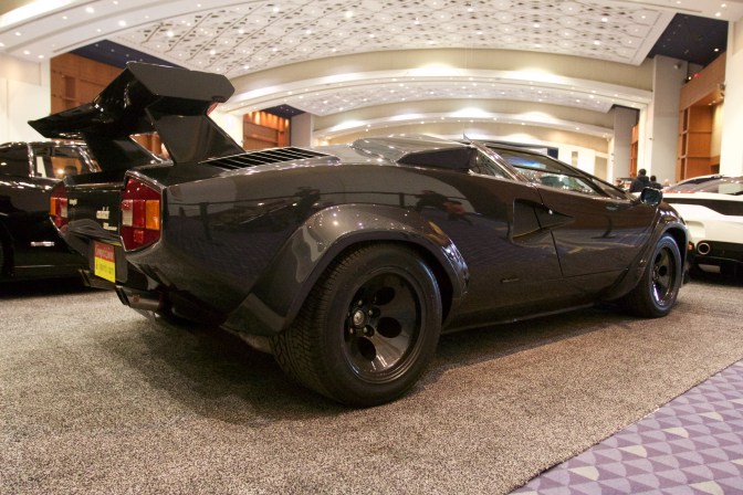 Black Lamborghini Countach.