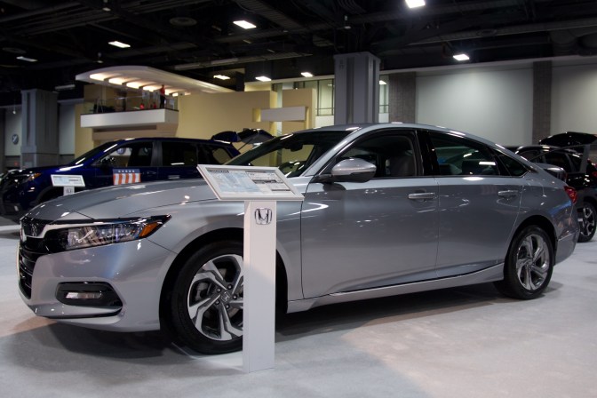 2019 Honda Accord sedan in silver.