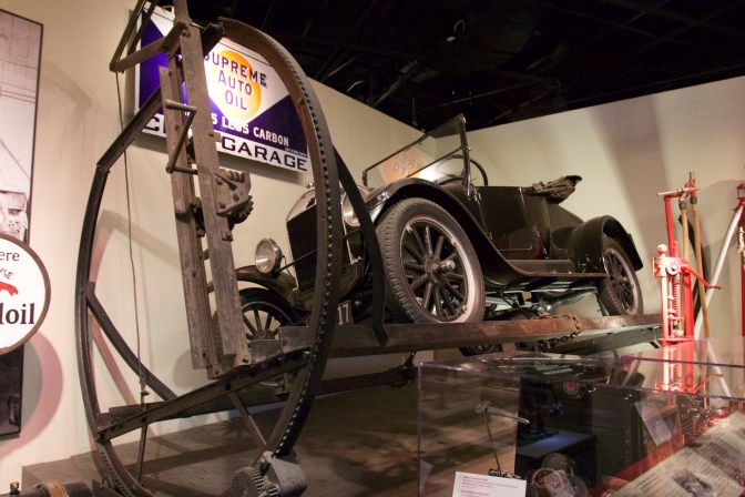 Model T Ford car on Turn-Auto Assembly.