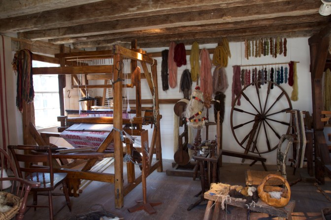 Spinning house of Mount Vernon.