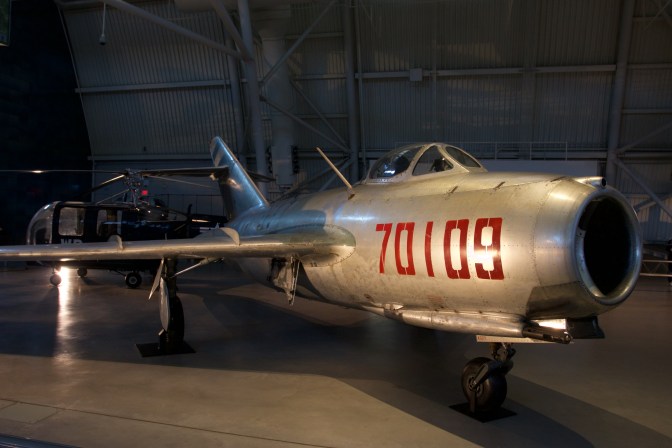MiG-15 fighter jet.