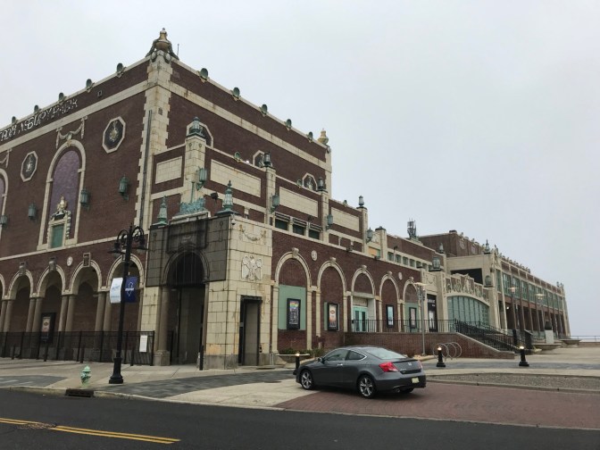 2012 Honda Accord coupe parked in front of Asbury Park Convention Hall.