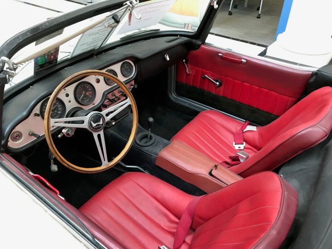 Interior of Honda S600.