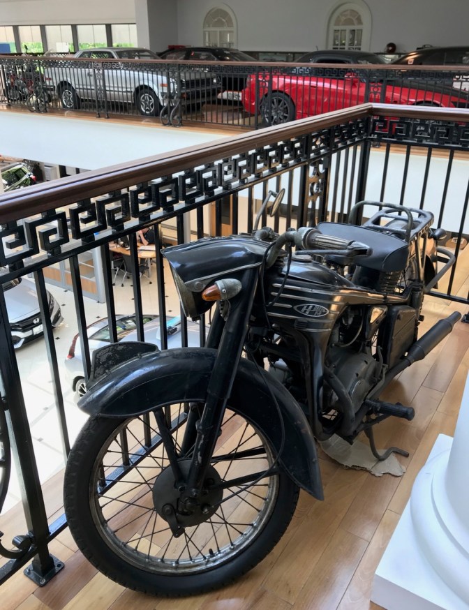 Honda D-Type Dream motorcycle.