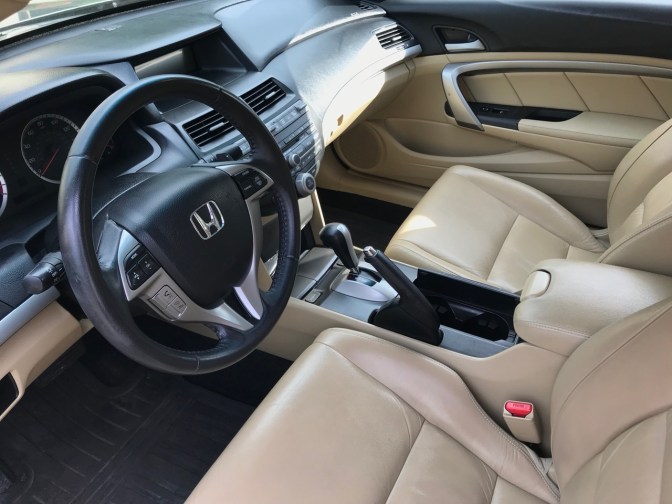 Interior of 2012 Honda Accord.