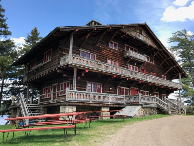 Exterior of chalet at Sagamore.