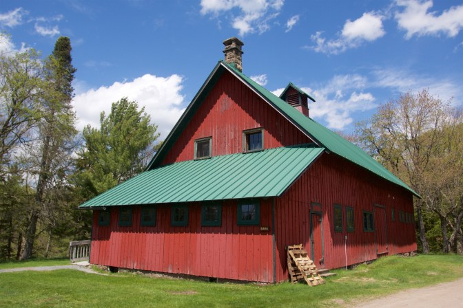 Exterior of barn