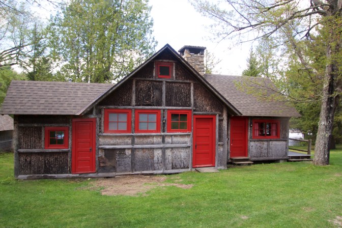 Exterior of Alfred's Cottage.