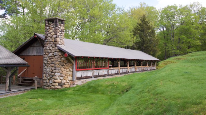 Exterior of bowling lanes.