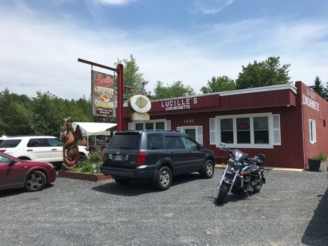Exterior of Lucille's Luncheonette.
