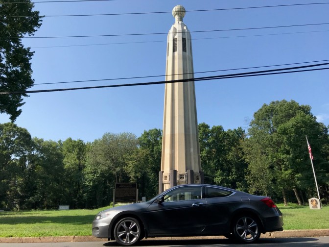 Honda Accord in front of Edison Tower.