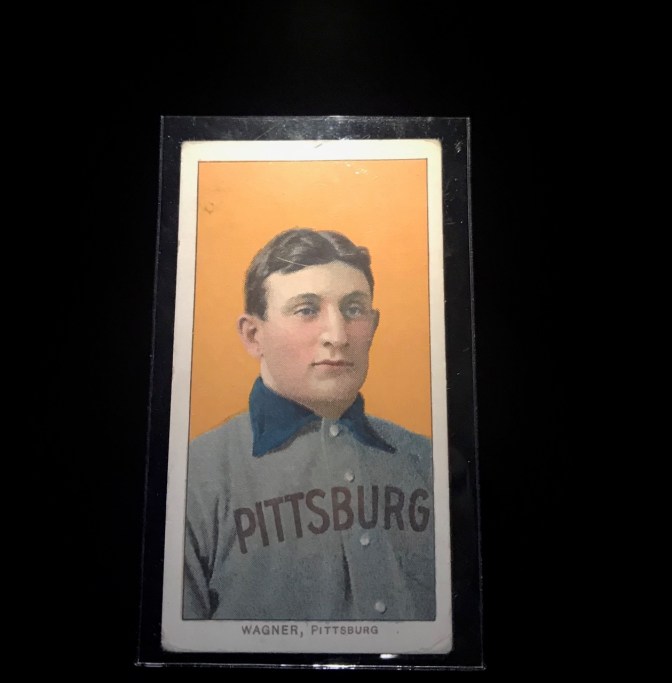 Honus Wagner baseball card.