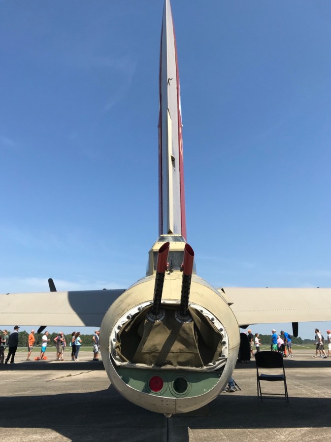 Tail guns of B-17.