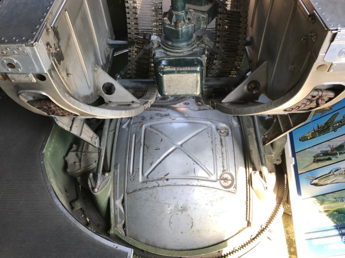 Hatch and top of ball gunner turret.