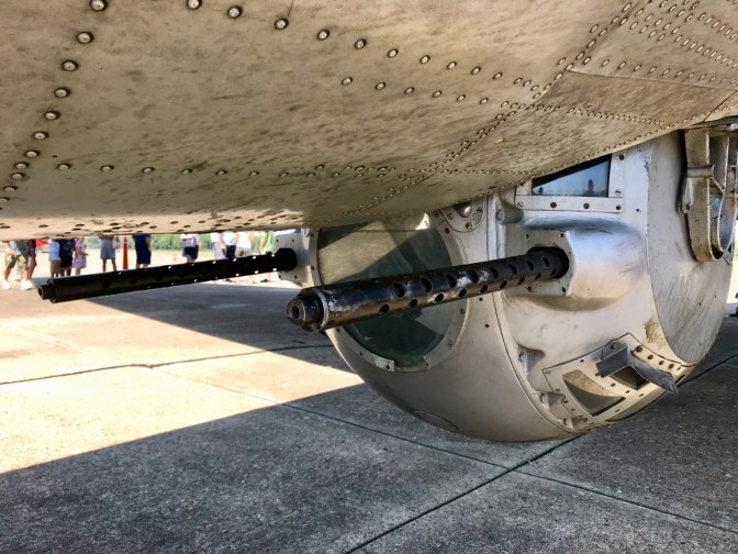 Exterior of ball gunner turret.