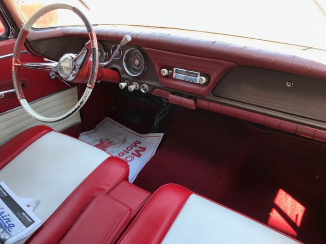 Interior of Studebaker Daytona.