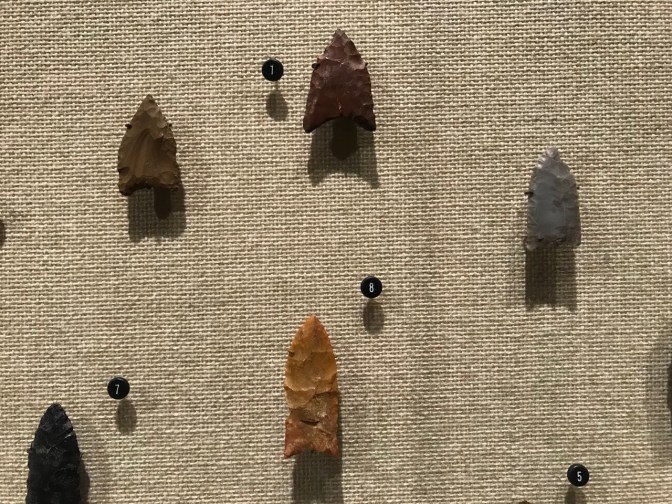 Native American spear points.