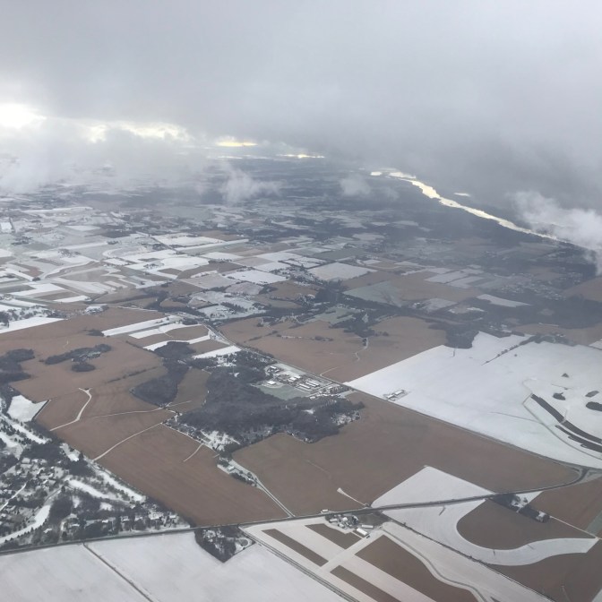 View of Minnesota landscape, covered in frost.