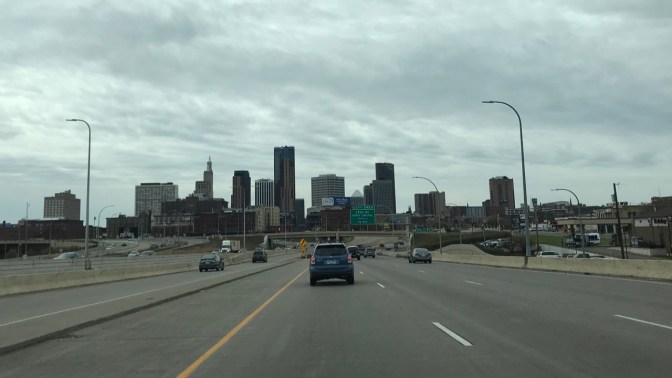 View of St. Paul skyline.