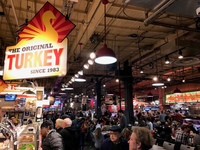 Interior of Reading Terminal Market.