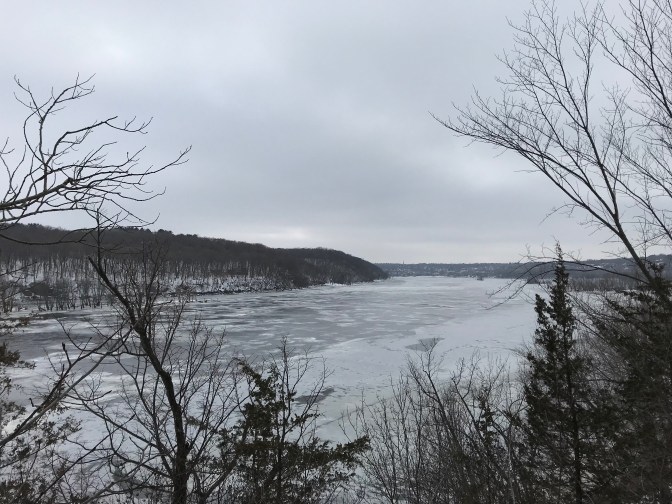 View of St. Croix River from Boom Site.