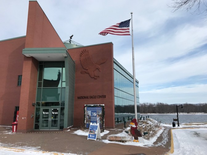 Exterior of National Eagle Center.