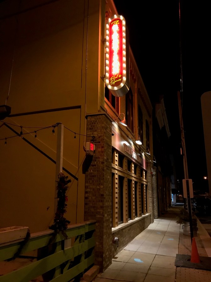 Exterior of The Garrison restaurant in Fremont, Ohio.