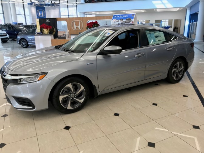 2020 Honda Insight sedan in silver.