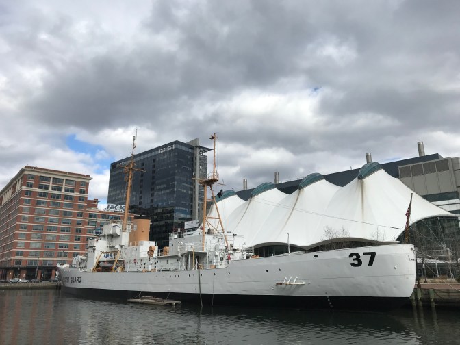 Stern view of USCGC Taney.