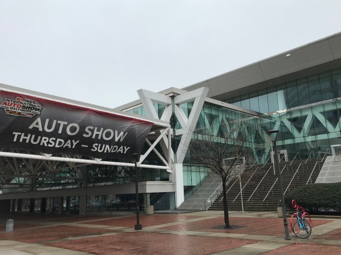 Exterior of Baltimore Convention Center.