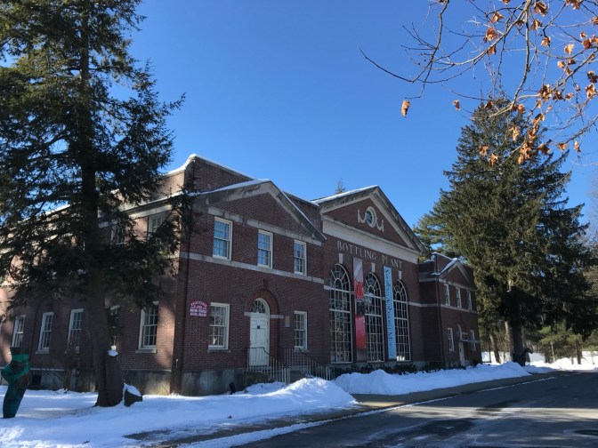 Exterior of Saratoga Auto Museum.