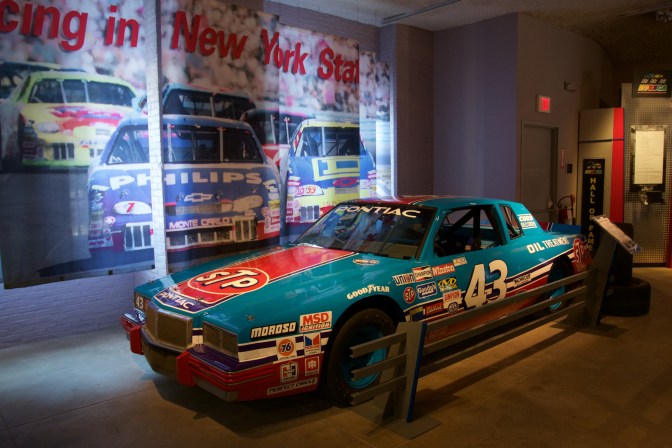 Blue #43 Pontiac of Richard Petty.